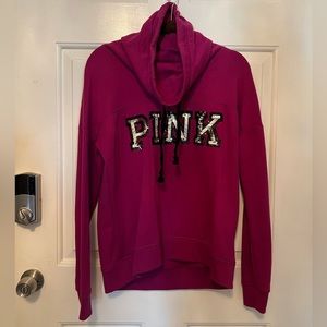 Victoria’s Secret PINK sequin sweatshirt and matching pants- size small